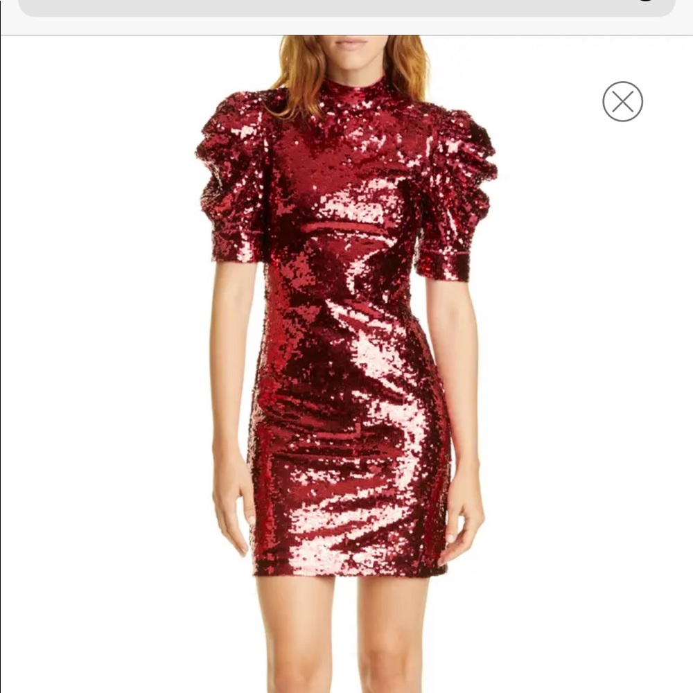 Alice & Olivia Brenna Sequin Cocktail Dress. NWT